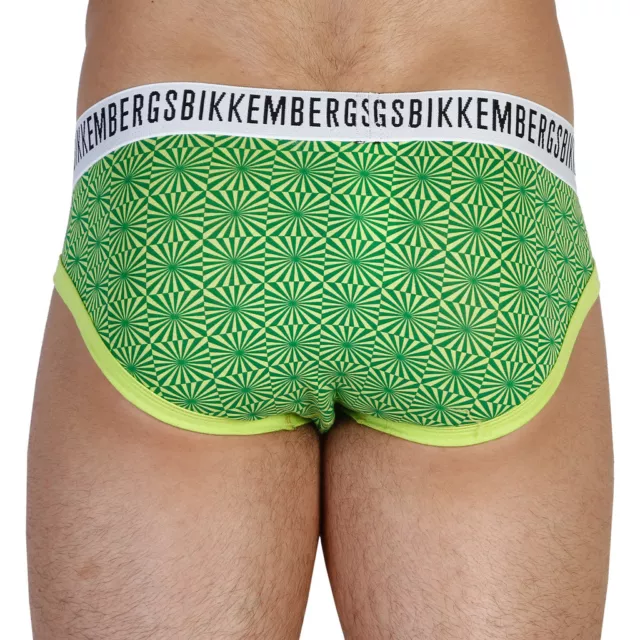 BIKKEMBERGS B4S3009_ 6000_ Green sous-Vêtements Lingerie Homme Original 2