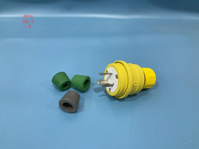 ( 2 pcs ) 1301470021 Plug- Watertite cat# 26W48 , NEMA L6-20A 250V , MOLEX