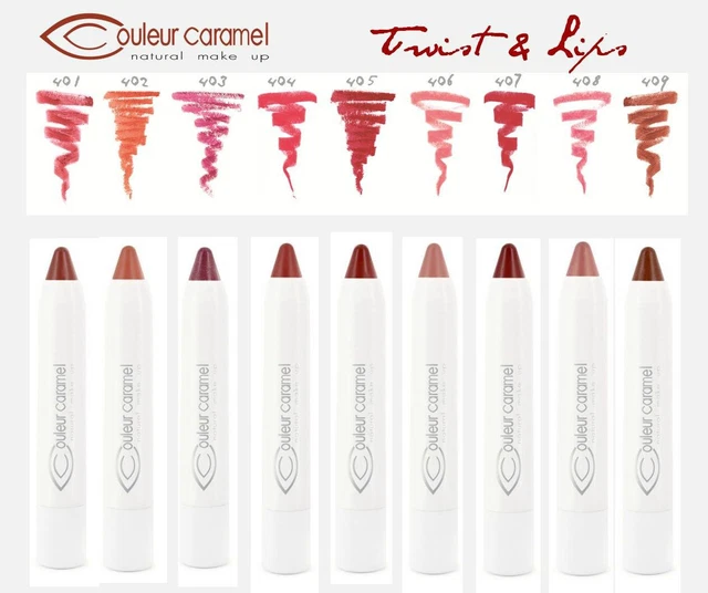 Rouge à Lèvres Bio Mat Couleur Caramel N°405 - Teinte Rouge Intense, Hydratant Et 100% Naturel
