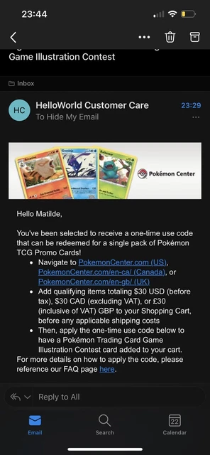 Pokemon Illustration Contest 2022 Promo Greninja Bulbasaur Arcanine UK CODE ONLY