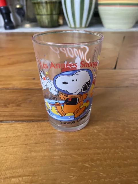 Verre A Moutarde Amora | Snoopy Les Années 90 Cosmonaute | Bon Etat