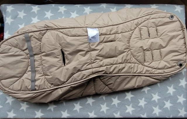 Mamas and Papas kaltes Wetter gemütliche Fußmuff in cremefarben Sand Biege Vlies Okarro 6