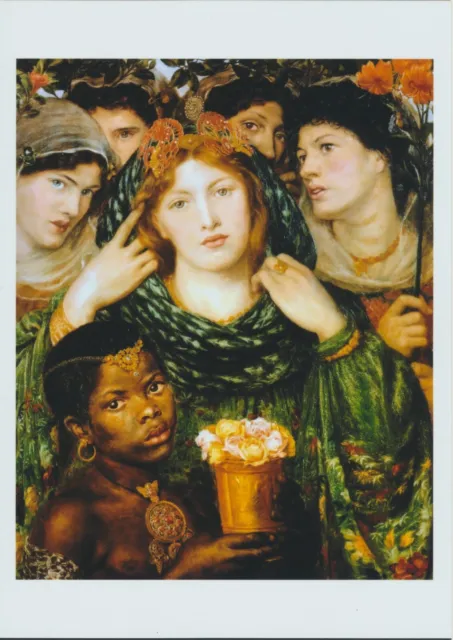 ROSSETTI Pre-Raphaelite Art Print THE BELOVED BRIDE Song of Solomon Maidens