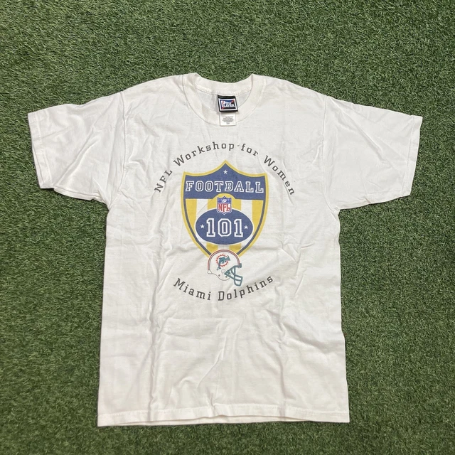 Vintage NFL Shirt M Workshop for Women Miami Dolphins Football 101 Tee
