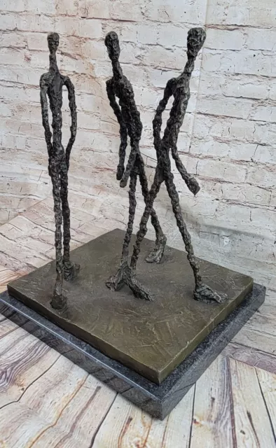 Bronzo Scultura Moderno Art Abstract Statuina Figura Casa Ufficio Decor Large Nr