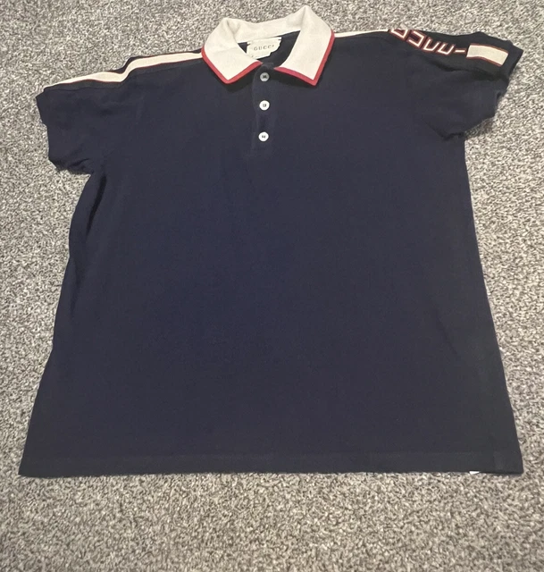 Polo Ragazzi Autentica Navy Gucci Età10