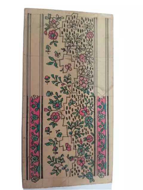 Antique Textile design rare handmade collectible piece of art work design