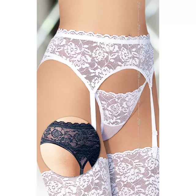 Porte Jarretelles Et String En Dentelle Sous-Vêtement Lingerie Femme Sexy