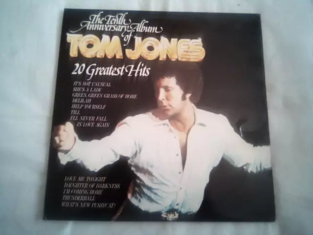 TOM JONES 20 Greatest Hits 2LP Decca 1974 gf 20trs ex/vgc