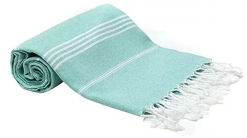 Turkish Peshtemal Beach Towels, 100% Cotton, Toallas Turcas, Lightweight, Fas...
