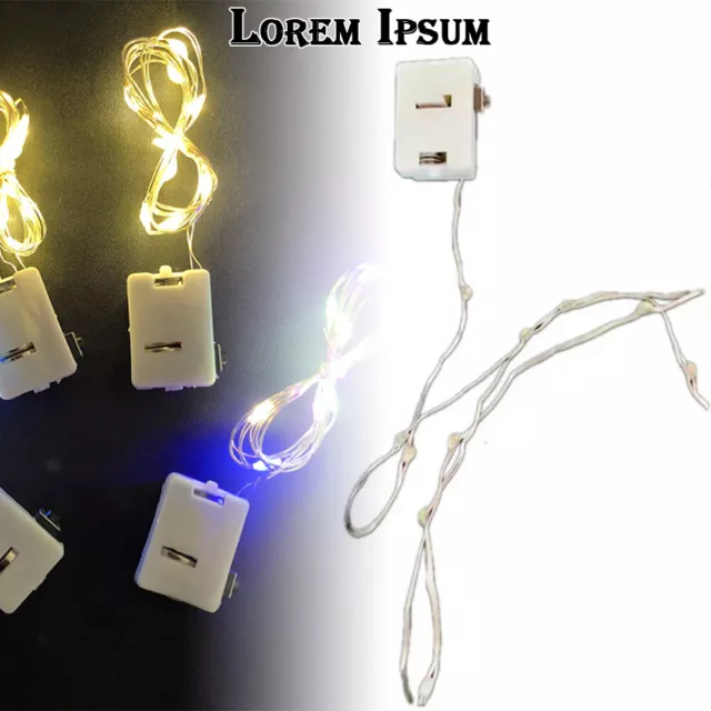 Gift Colorful Party Wire Xmas Decor Wedding LED Micro Rice Fairy String Lights