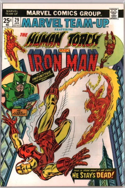 MARVEL TEAM-UP #26 Human Torch and Iron Man (1972) Marvel VF/NM (9.0)