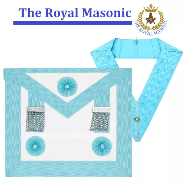 Master mason Apron | Master mason Collar | Masonic regalia | Unique Quality| New