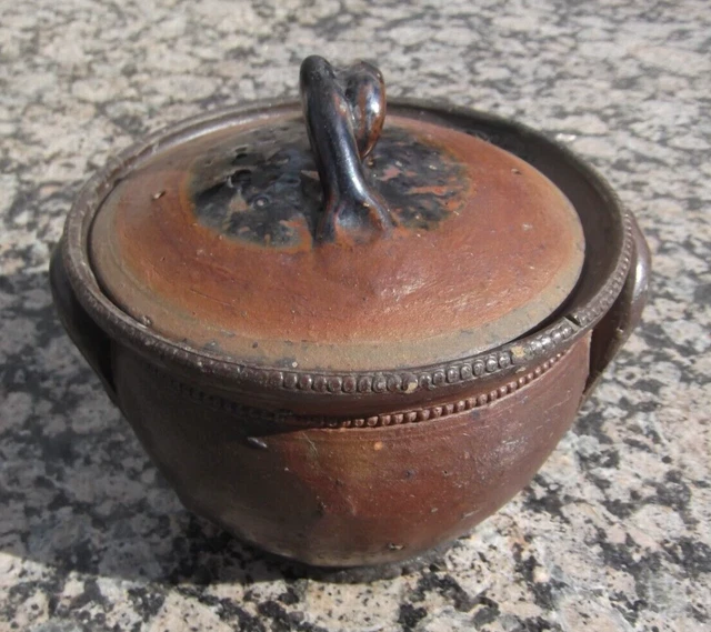 Poterie ancienne terre vernissée Bas Normand NEHOU VINDEFONTAINE SAUXEMESNIL 3