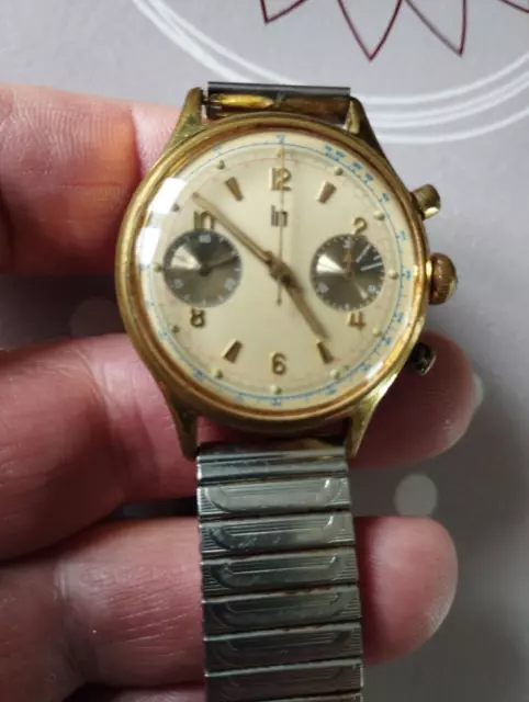 montre bracelet LIP homme Chronomètre ancienne