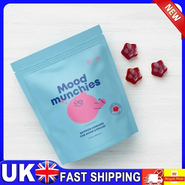 60PCS SAFFRON GUMMIES - Mood Balance & Focus Dietary Supplement for ...