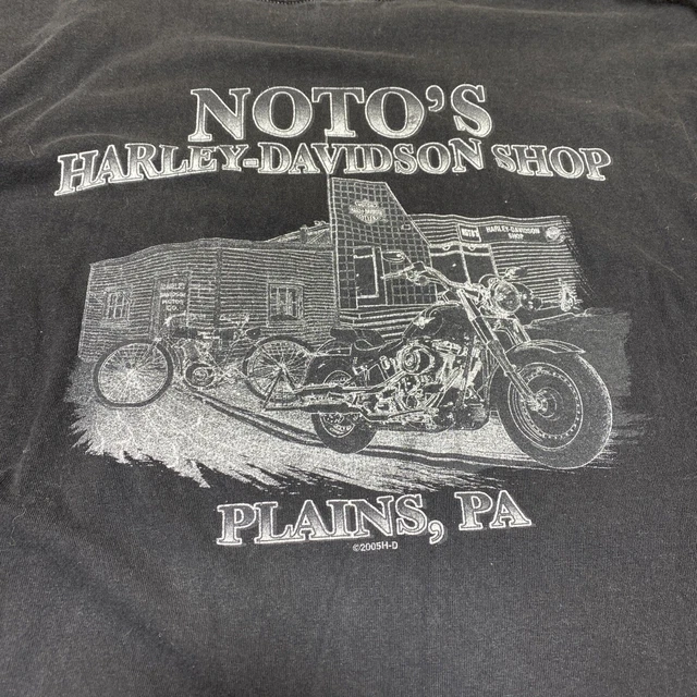 HARLEY DAVIDSON MOTORCYCLES T SHIRT NOTO’S SHOP PLAINS PA Mens 2XL