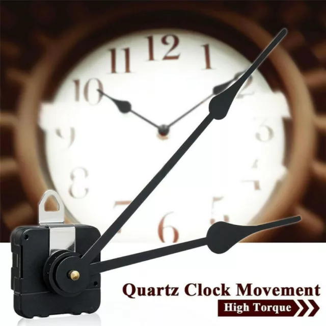 DIY High Torque Quartz Controlled Clock Movement Motor Mechanism Long Hands Set