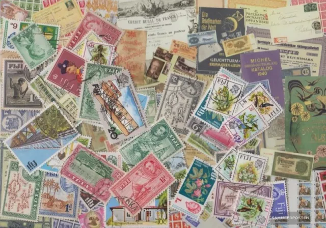 fidji-îles Timbres 50 différents timbres