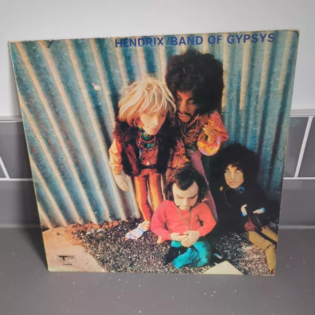 JIMI HENDRIX - BAND OF GYPSYS RARE 1st UK LP TRACK 2406 002 A1/B1  PUPPET SLEEVE