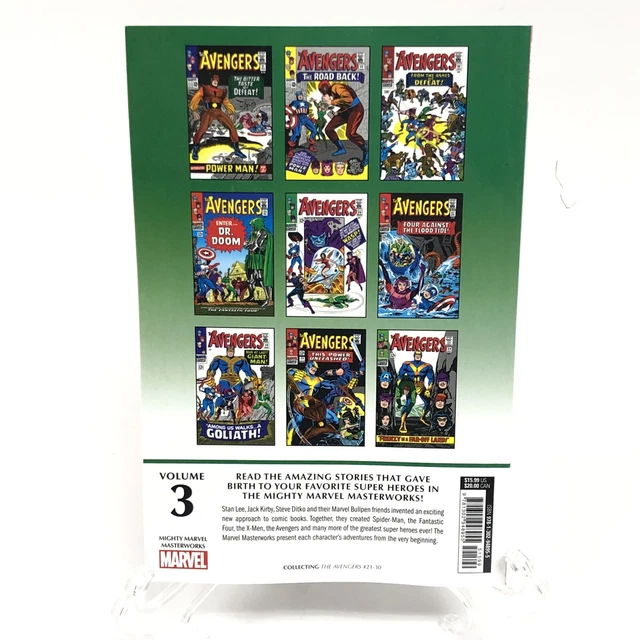 Avengers Mighty Marvel Masterworks #3 Among Us Walks a Titan ROMERO New GN-TPB 3