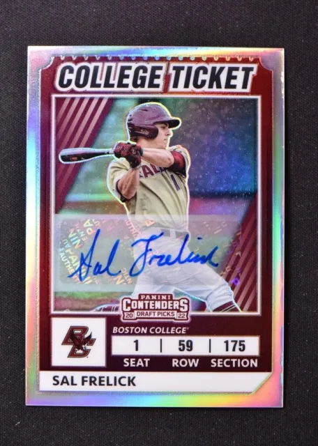 2022 Elite Extra Edition College Tickets Optic Holo #34 Sal Frelick /25