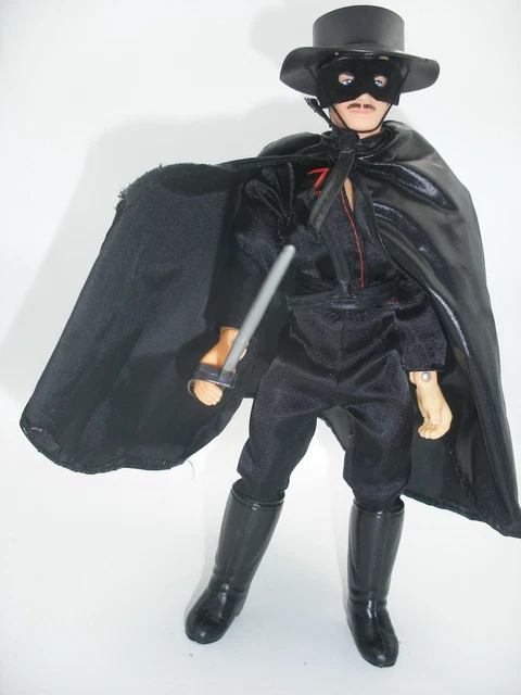 VINTAGE POUPEE MANNEQUIN Figurine Doll ZORRO Orli Jouet