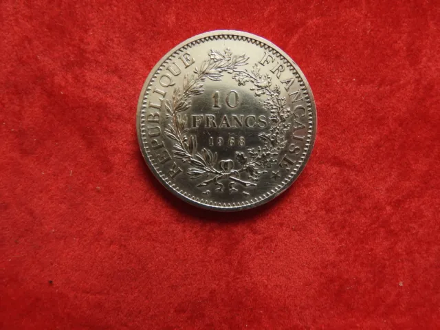10 francs hercule argent 1968