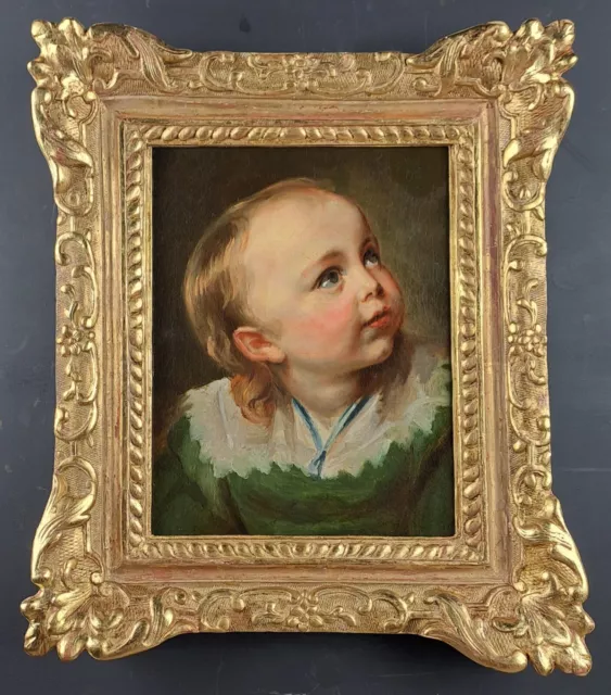 Portrait d'enfant - Ecole Flamande d'Après Van Dyck