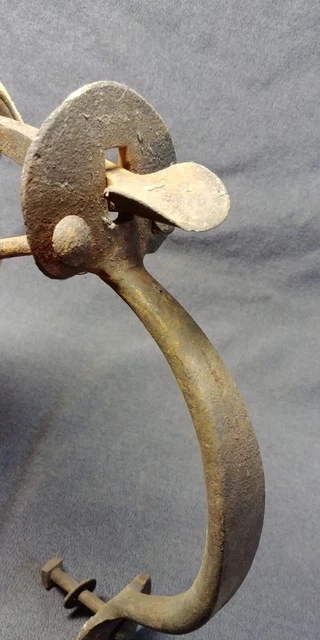 3 Large Antique Barn Door Gate Pull Handle Hardware Thumb Latch Industrial 10" 18