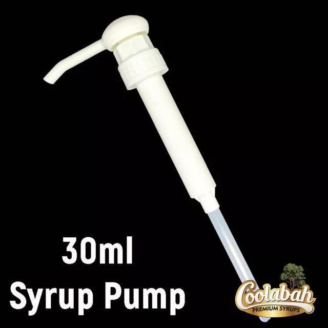 30ml Syrup Pump for Snow Cone Syrup | Milkshake Toppings Syrups | Oil | Sauce