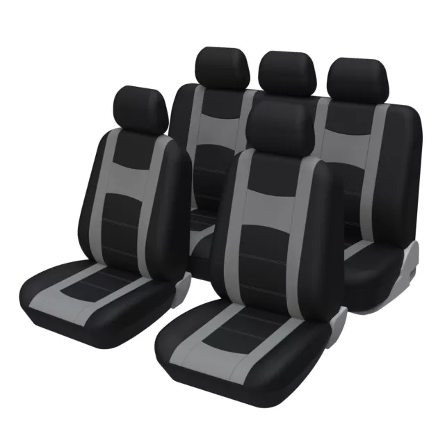 9PCS Universal Auto Sitzbezüge chonbezüge Komplettset Vordersitze Fahrersitz
