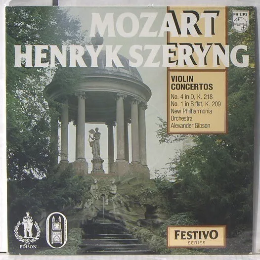 Wolfgang Amadeus Mozart, Henryk Szeryng, New Philharmonia Orchestra, Alexande...