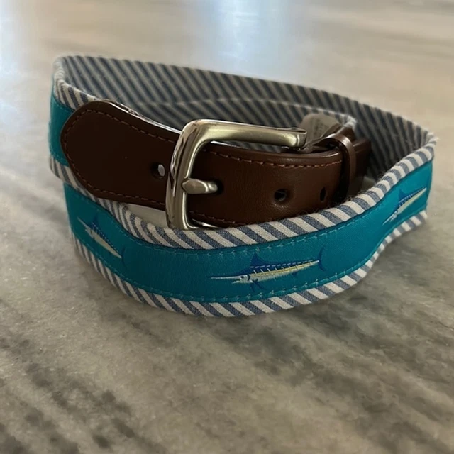 Jaaj Boys Marlin Fish print Belt size Large (30-32)