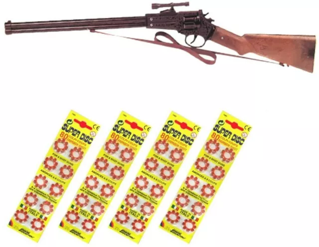 Pack 288 fulminantes en Aros de 8 tiros para Pistolas de Juguete