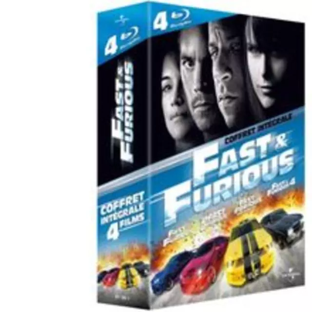 Blu-Ray Fast and Furious - Intégrale 4 films - Blu - ray