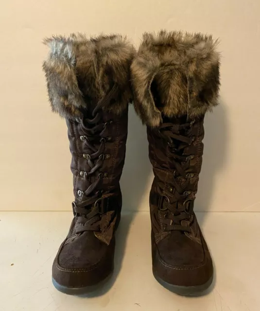 Women's size 7 Zigi Soho Madalyn Snow Boots,Tall, Faux Fur, New, no box