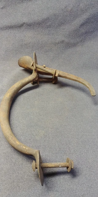 3 Large Antique Barn Door Gate Pull Handle Hardware Thumb Latch Industrial 10" 15