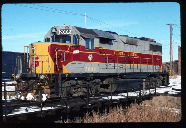 Original Rail Slide - WC Wisconsin Central 2006 Neenah WI 1-5-1996