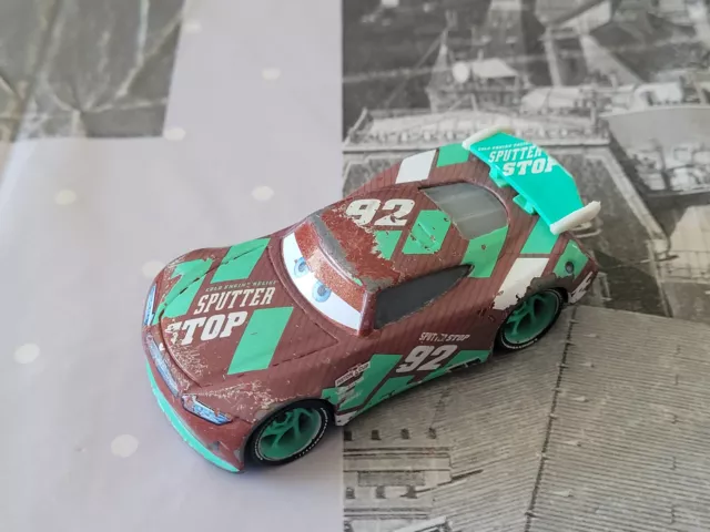 Voiture Mattel Disney Pixar Cars 1 2 3 Sheldon Shifter N°92 Sputter Stop Piston