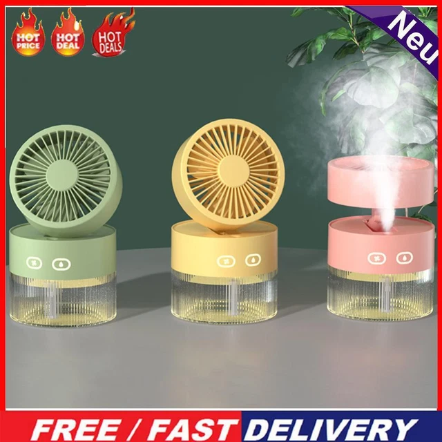 Air Humidification Spray Fan USB Rechargeable Mini Spray Fan Mute Home Appliance