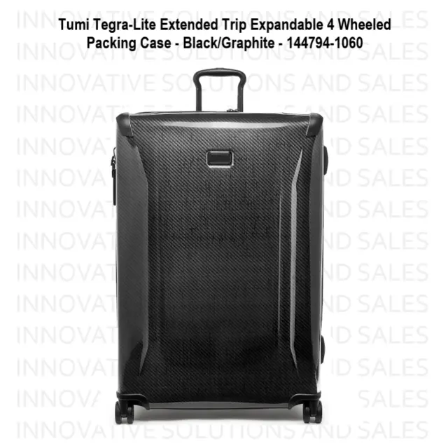 TUMI TEGRA-LITE Extended Trip Expand Packing Case - Black Graphite - 144794-1060