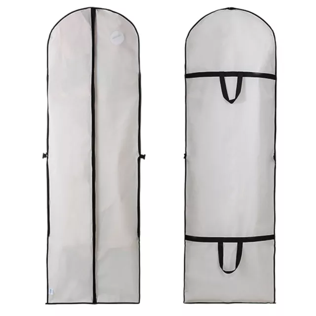 Wedding Gown Cover Dress Garment Clothes Storage Bag Foldable Dampproof T2G9