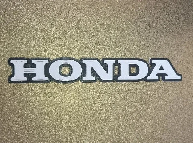 Logo Honda Alto Rilievo Resistente All'esterno, Completo Di Bi-adesivo. 7,2 Cm