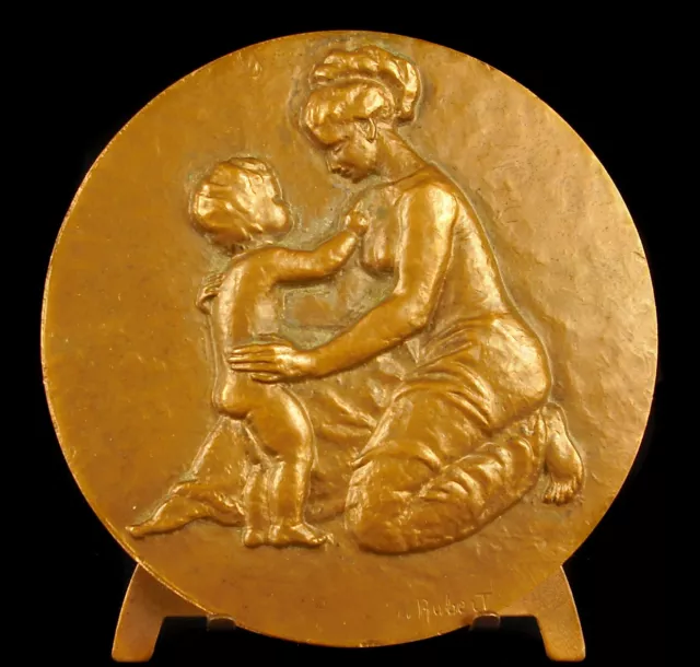 Medaglia 72 MM Amore Asilo Madre & Materna Love Mother & Child Medal