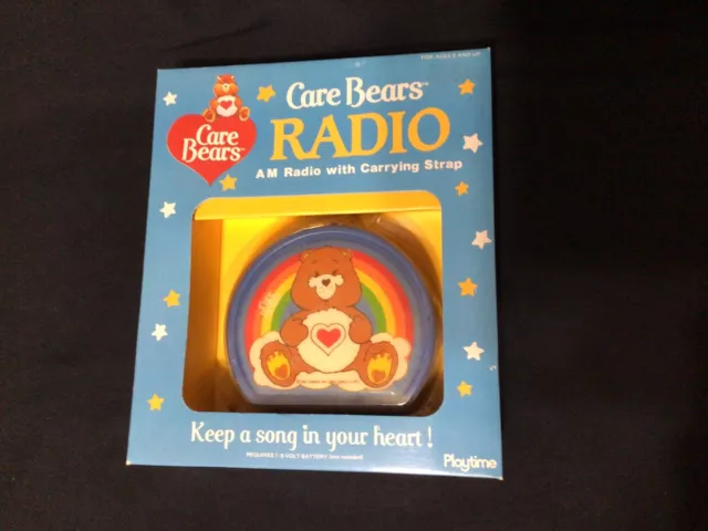 Vintage 1983 American Greetings Inc. Care Bears AM Radio New In Box