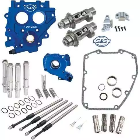 S&S 551 Easy Start Camchest Kit w/ Pushrods Oil Pump Plate Harley 07-17