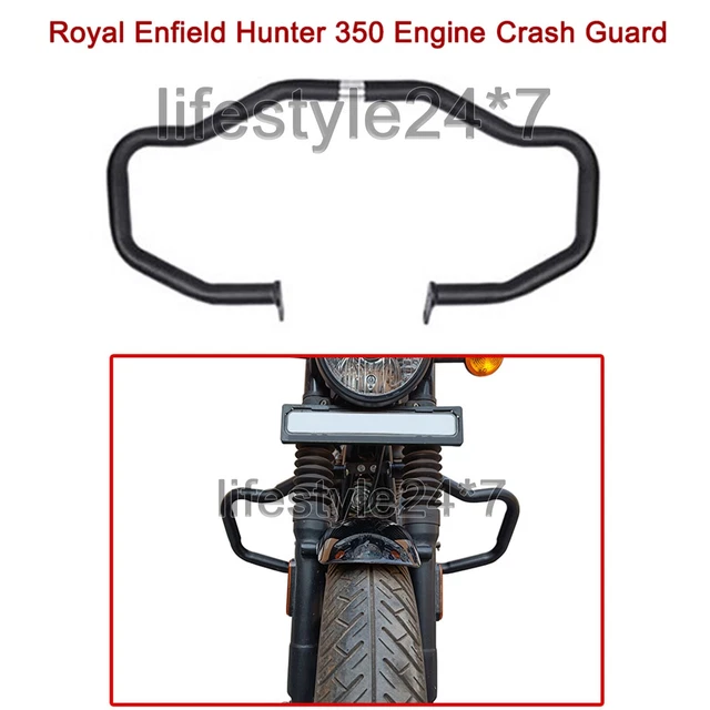ROYAL ENFIELD &ENGINE Guard Black (20222023)" For Hunter 350 56.75