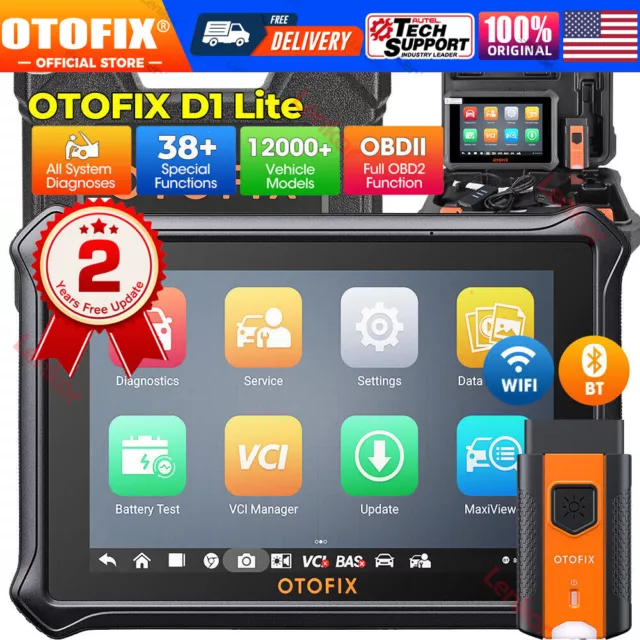 OTOFIX D1 Lite Auto Diagnostic Tool Bidirectional OBD2 Scanner Key Coding TPMS