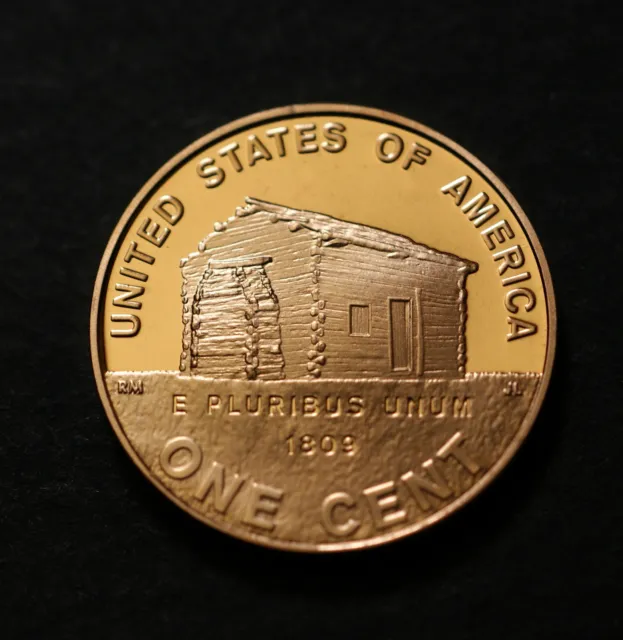 2009 P+D Lincoln Bicentennial Satin Set in U.S. Mint Strips from Mint Set 2